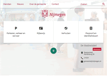 Tablet Screenshot of nijmegen.nl